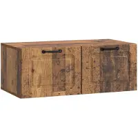 vidaXL Wandmontage TV-kast Oud hout 78,5 x 41 x 30 cm Bewerkt hout