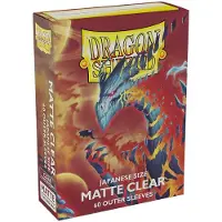 Dragon Shield Sleeves - Japanese Matte Clear (60 stuks)