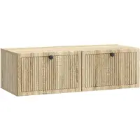 vidaXL Wandmontage TV-kast Sonoma Eiken 98 x 41 x 30 cm Bewerkt hout