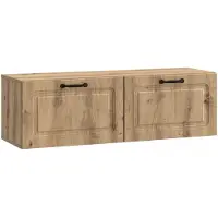 vidaXL Wandmontage TV-kast 98 x 31 x 30 cm Artisanaal eiken