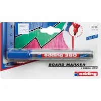 Edding Whiteboardmarker | blauw | streepbreedte 1,5-3 mm ronde punt | 10 stuks - 4-360003 4-360003