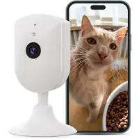 Zree 2K 4MP Bewakingscamera voor binnen met nachtzicht, wifi-binnencamera, hondencamera, tweeweg-audio, wifi, PIR-bewegingsdetectie voor baby's en huisdieren