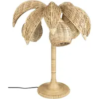 Dutchbone Palmtree tafellamp - bruin