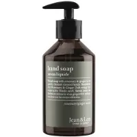 Jean & Len Rosemary & Ginger Hand Soap 250 ml – Natuurlijke Vloeibare Handzeep – Refillable Pump Dispenser – Zonder Parabenen, Siliconen & Microplastics – Dagelijks Gebruik
