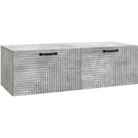 vidaXL Wandmontage TV-kast Betongrijs 98 x 41 x 30 cm Bewerkt hout