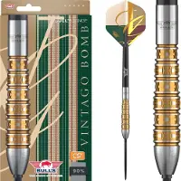 Bull's Vintago Bomb CP Steeltip Dartpijlen 90% Tungsten - Bomb Barrel - Geribbelde Grip - Professionele Darts