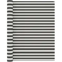 vidaXL Tenttapijt 250x200 cm antracietkleurig en wit