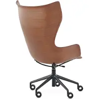 Kartell K-Wood Poltrona Armlehnstuhl mit Rollen