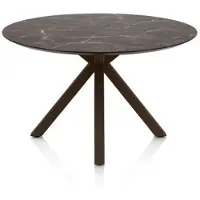 Henders & Hazel Caletta Esszimmertisch Oval HPL/Metall Kreuzfuß