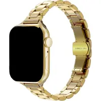 Selencia Slim Steel schakelbandje voor de Apple Watch | 38/40/41/42 mm - Goud