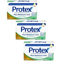 Protex Plus Moisture Lock Antibacteriële Zeep - Medisch Gecertificeerde Hygiëne Tegen Huiduitdroging - 3 x 90g