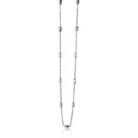 Zinzi zilveren fantasie ketting ovaal 45cm ZIC1232