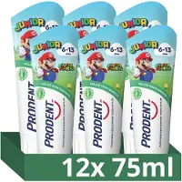 Prodent Junior 6-13 jaar Super Mario tandpasta - 12 x 75 ml