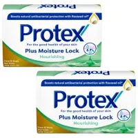 Protex Plus Moisture Lock Antibacteriële Zeep - Maximale Infectiepreventie Zonder Huidbeschadiging - 2 x 90g