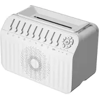 Typecat -Luidspreker Witte Ruis Slaaphulp Nachtlamp Diffuser Luchtbevochtiger Machine Gratis Combinatie van 8 Groepen Natuurgeluiden
