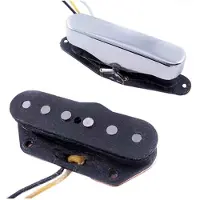 Fender 0992215000 Twisted Tele Pickup Set - zwart/chroom