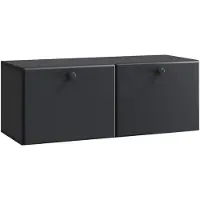 vidaXL Wandmontage TV-kast 78,5 x 31 x 30 cm Zwart Bewerkt hout