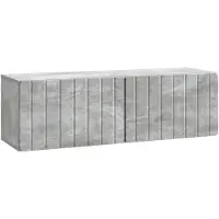 vidaXL Wandmontage TV-kast 98 x 31 x 30 cm Betongrijs Bewerkt hout