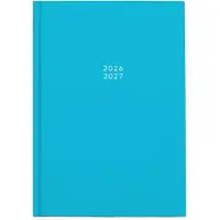 Soho Agenda - A5 Formaat - 21x14,5cm - Jaar 26/27 - 12 maanden - Augustus t/m Juli - 1 week op 2 pagina's - Harde kaft - Happy Colors - Blauw