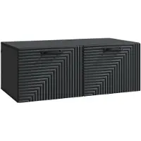 vidaXL Wandmontage TV-kast Zwart 78,5 x 41 x 30 cm Bewerkt hout