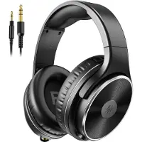 OneOdio Studio HiFi - koptelefoon met microfoon - extra lange kabel - muziek|studio|DJ (zwart)