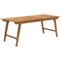 Syfax Tuintafel 200x90x75 cm massief acaciahout