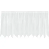 vidaXL Lacegordijn Wit 100 x 300 cm Polyester