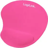Logilink ID0027P - Muismat met gel polssteun - Ergonomisch - Pink