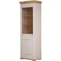 Wohn-Concept Country-L Vitrine Artisan Eiche Kaschmir