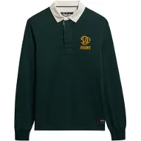 Superdry Shirt geel / donkergroen / wit