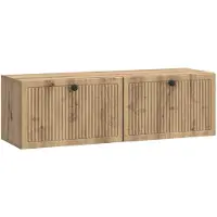 vidaXL Wandmontage TV-kast 98 x 31 x 30 cm Artisanaal eiken