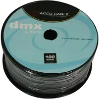 Adj AC-DMX3/100R DMX cable on Roll 3 cond kabel op rol