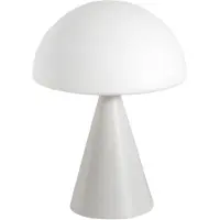FABAS LUCE LED-tafellamp Blip, dimbaar, wit / opaal, Woon-/ Eetkamer, Glas, Modern, LED tafellamp