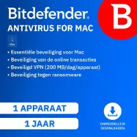 Bitdefender Antivirus voor Mac - 12 maanden/1 apparaat - NL - Mac Download