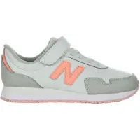 New Balance Kids Sneakers 323 Bungee Lace met klittenbandriempje aan de bovenkant, zilver (32), Plat, Sportief, ki P323V1_KL