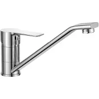Hak Bruckner BARON keukenkraan met, 186 mm, draaibare uitloop, chroom
