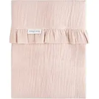 Babys Only Wieglaken Calm oud roze - met ruffle