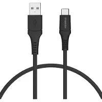 IMoshion Braided USB-C naar USB kabel - 1 meter - Zwart