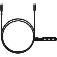 Fairphone LongLife USB-C naar USB-C/USB-A Oplaadkabel - 240W - 2,5 meter - Zwart