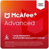 McAfee Plus Advanced - Individueel [Apparaten onbeperkt - 1 jaar].