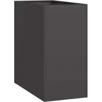 vidaXL Plantenbak 40x80x80 cm staal zwart