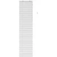 vidaXL Veneziaanse jaloezie, wit, 65 x 250 cm, 35 mm