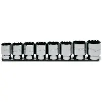 Beta 8-delige set dopsleutels twaalfkant (art. 920B) met support 920B/SB8 - 009200142