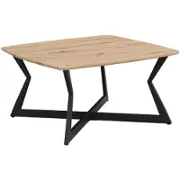 Wohnling Salontafel zwart vierkant 75x75 cm