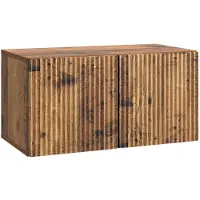 vidaXL Wandmontage TV-kast Oud hout 59,5 x 31 x 30 cm Bewerkt hout
