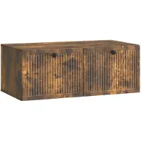 vidaXL Wandmontage TV-kast Gerookt eiken 78,5 x 41 x 30 cm