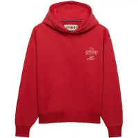 Superdry Sweatshirt 'Heritage Hamptons' rood / wit