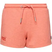 Superdry Dames Gebreide shorts met geborduurd oranje Vintage logo (M), Casual, Katoen, Koraal, Duurzaam W7110388A