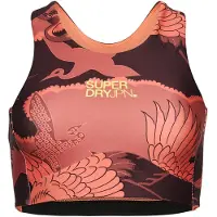 Superdry Dames Core Active beha oranje, paars (36), Sportief, Lila, Meerdere sporten, Gerecycled polyester, Duurzaam WS311591A