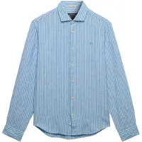 Superdry Overhemd blauw / wit